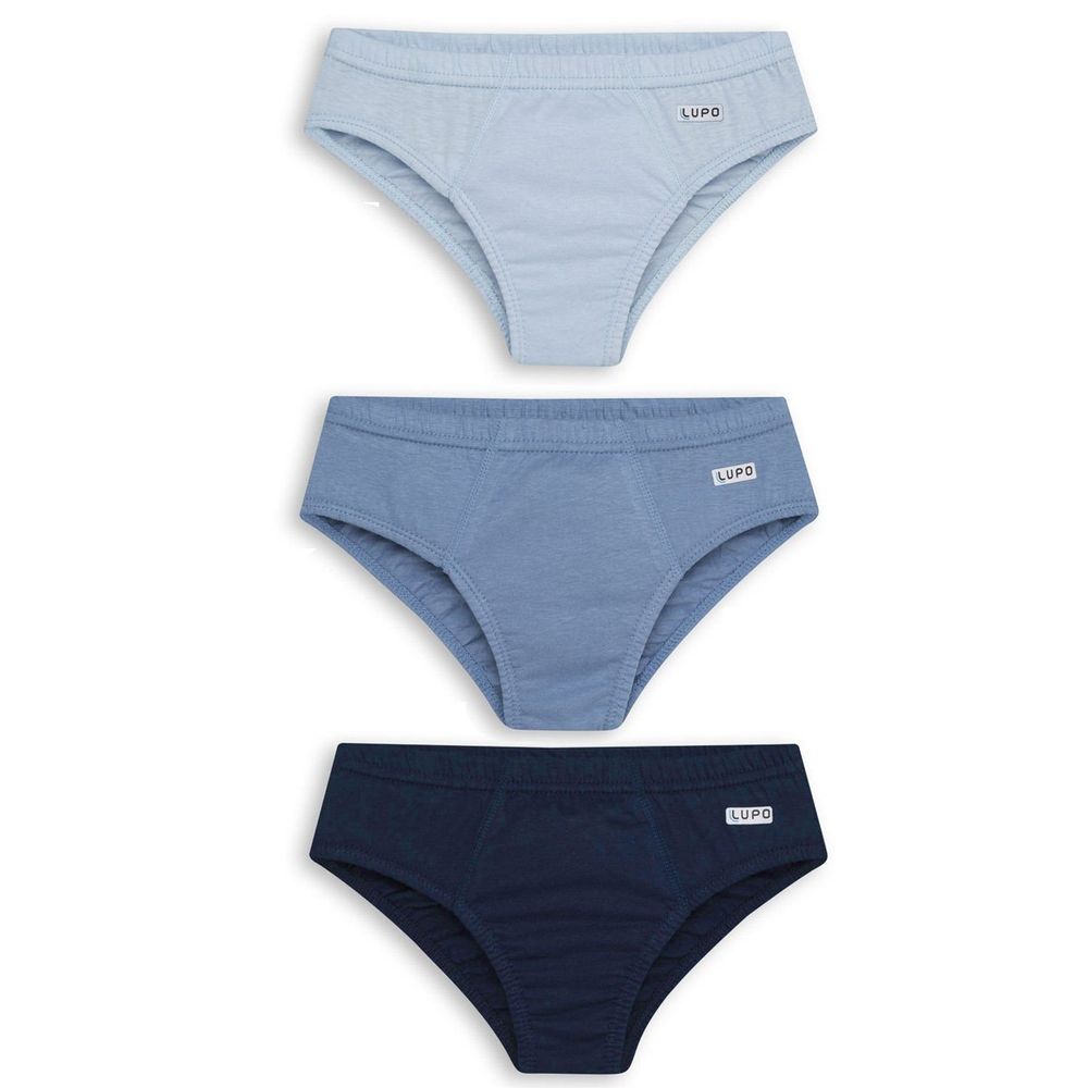 kit cuecas lupo slip